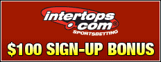 $100 Sign-up Bonus at
Intertops.com!