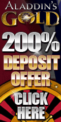 Aladdin's Gold Casino - Unlimited Deposit Offer
