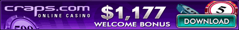 Free Casino Bonus at Craps.com