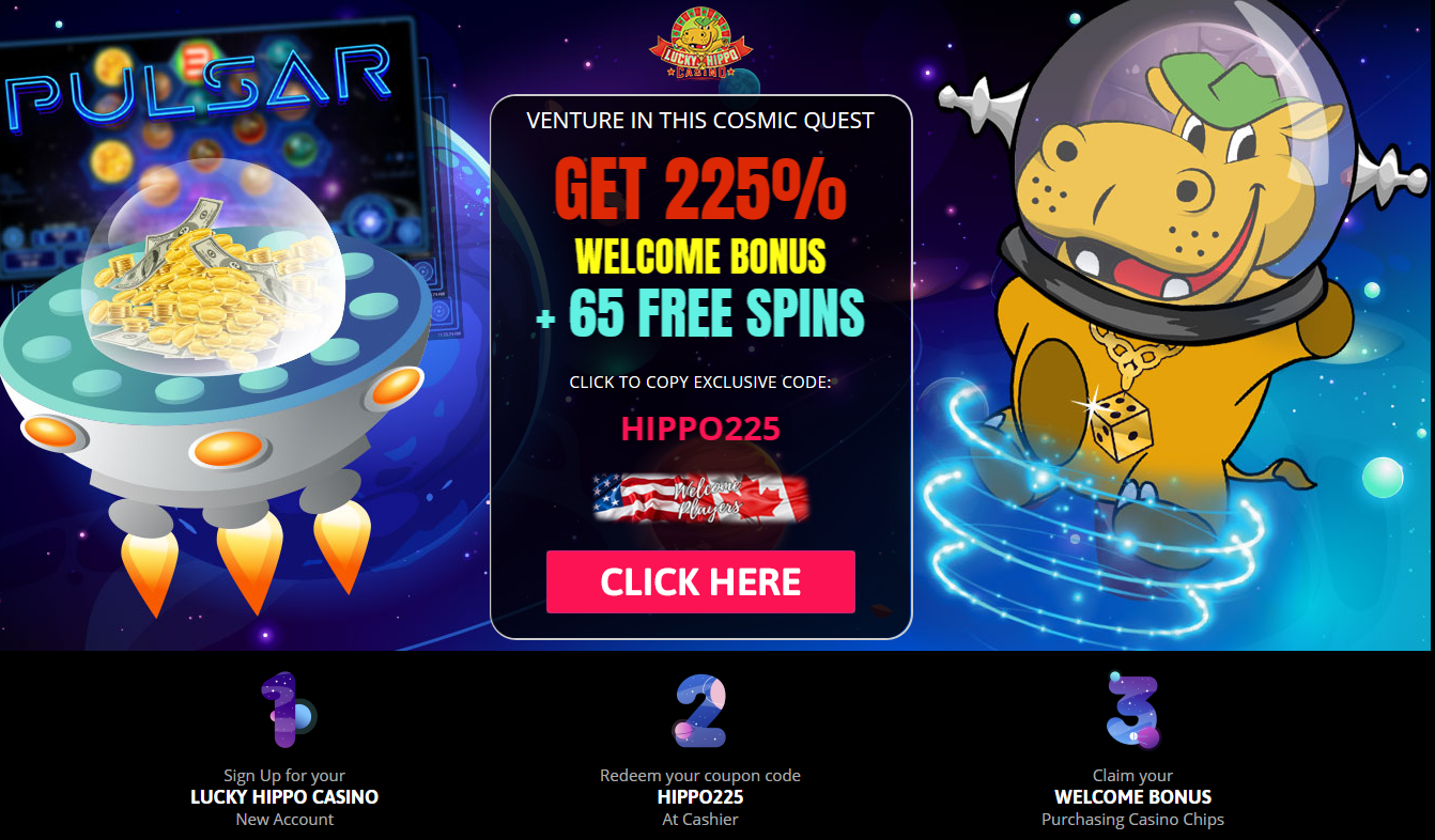 225% WELCOME BONUS + 65 FREE SPINS 225% WELCOME BONUS + 65 FREE SPINS