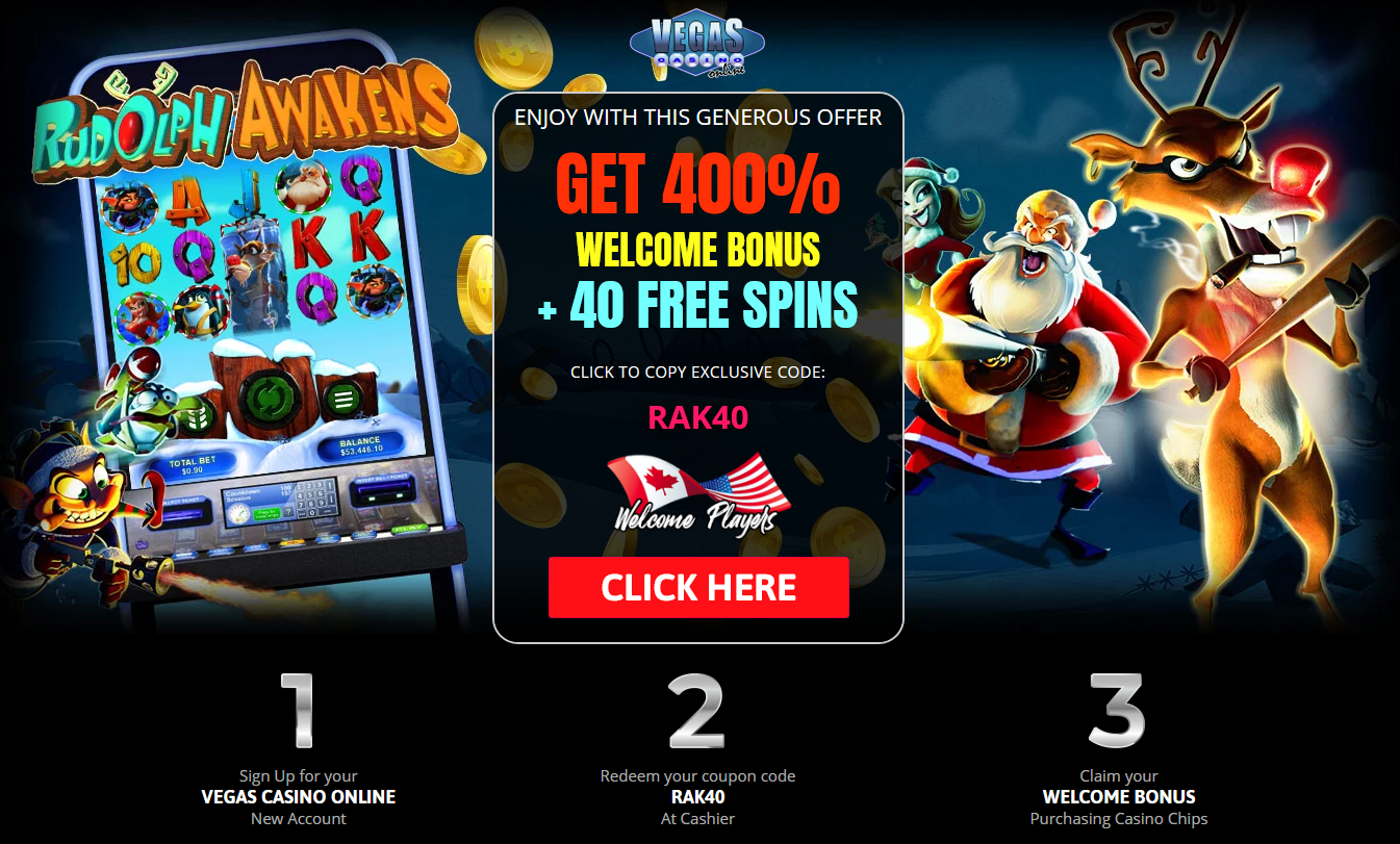 GET 400% WELCOME BONUS + 40
                                        FREE SPINS